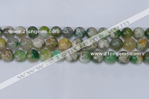 CAA1095 15.5 inches 14mm round sakura agate gemstone beads