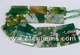 CAA1203 15.5 inches 30*50mm rectangle sakura agate beads