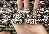CAA2704 15.5 inches 14*38mm - 16*43mm rice tibetan agate dzi beads