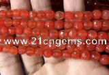 CAA3305 15 inches 6mm faceted round agate beads wholesale