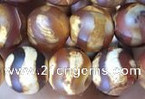 CAA3873 15 inches 8mm round tibetan agate beads wholesale