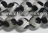 CAA3985 15 inches 6mm round tibetan agate beads wholesale