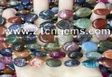 CAA4449 15.5 inches 10*14mm marquise dragon veins agate beads