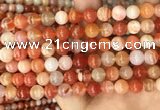 CAA5003 15.5 inches 8mm round red botswana agate beads wholesale