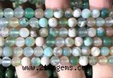 CAA6246 15 inches 6mm round green sakura agate beads