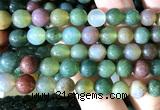CAA6252 15 inches 8mm round Indian agate beads wholesale