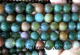 CAA6253 15 inches 10mm round Indian agate beads wholesale