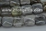 CAB152 15.5 inches 12*12mm square bamboo leaf agate beads