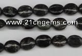 CAE54 15.5 inches 8*10mm oval astrophyllite beads wholesale