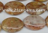 CAG1094 15.5 inches 18*25mm oval Morocco agate beads wholesale