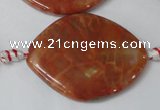 CAG1586 15.5 inches 28*38mm marquise fire crackle agate beads