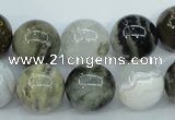 CAG1689 15.5 inches 14mm round ocean agate beads wholesale