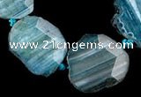 CAG328 16 inch nugget shape rough agate gemstone beads Wholesale