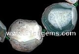CAG329 rough agate nugget shape  gemstone beads Wholesale