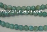 CAG4401 15.5 inches 6mm round dyed blue lace agate beads