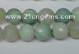CAG4813 15 inches 10mm faceted round fire crackle agate beads