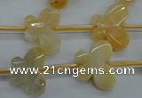 CAG5376 15.5 inches 16*20mm carved butterfly dragon veins agate beads