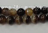 CAG5901 15 inches 8mm round Madagascar agate gemstone beads
