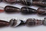 CAG6346 15 inches 10*20mm teardrop botswana agate beads