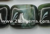 CAG6784 15.5 inches 25*25mm square Indian agate beads wholesale