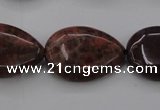 CAG6807 15.5 inches 18*25mm flat teardrop Indian agate beads