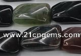 CAG6810 15.5 inches 16*22mm twisted rectangle Indian agate beads
