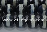 CAG9134 15.5 inches 10mm round tibetan agate beads wholesale