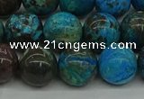 CAG9603 15.5 inches 12mm round ocean agate gemstone beads wholesale