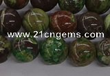 CAG9648 15.5 inches 12mm round ocean agate gemstone beads wholesale