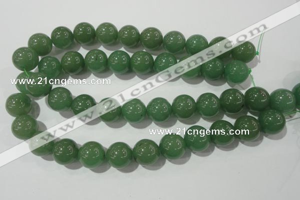 CAJ407 15.5 inches 18mm round green aventurine beads wholesale