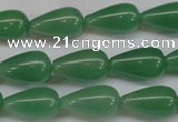 CAJ633 15.5 inches 10*18mm teardrop green aventurine beads