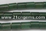 CAJ657 15.5 inches 8*10mm tube green aventurine beads