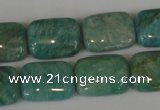 CAM1032 15.5 inches 13*18mm rectangle natural Russian amazonite beads