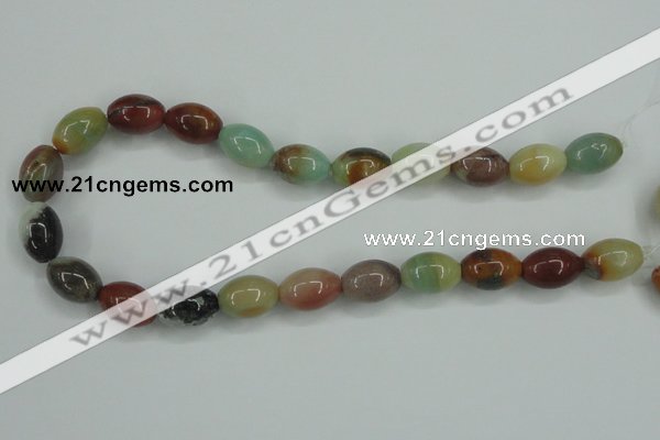 CAM112 15.5 inches 13*18mm rice amazonite gemstone beads wholesale
