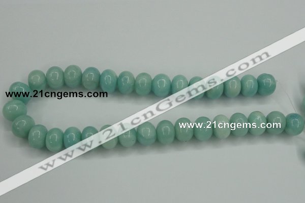 CAM127 15.5 inches 12*16mm rondelle amazonite gemstone beads