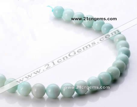 CAM19 15.5 inches 12mm natural amazonite round beads Wholesale