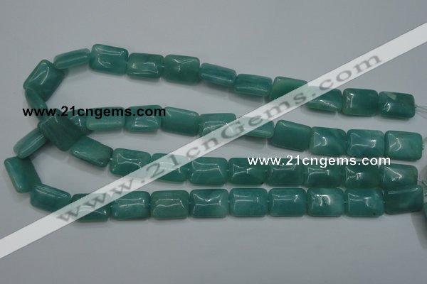 CAM934 15.5 inches 13*18mm rectangle amazonite gemstone beads wholesale