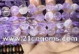 CAN233 15.5 inches 12mm faceted coin ametrine beads wholesale