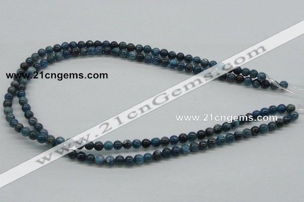 CAP52 15.5 inches 6mm round dyed apatite gemstone beads wholesale