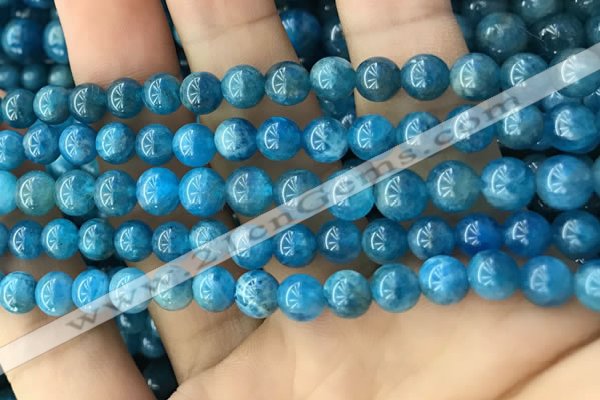CAP611 15.5 inches 6mm round natural apatite gemstone beads