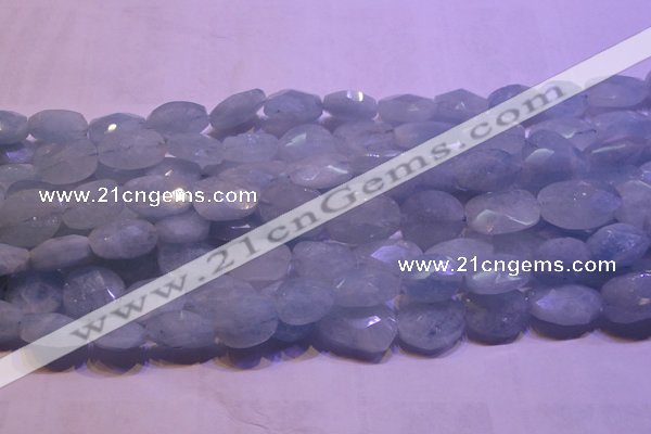 CAQ652 15.5 inches 12*16mm - 15*20mm faceted freeform aquamarine beads