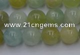 CAQ753 15.5 inches 10mm round aquamarine beads wholesale