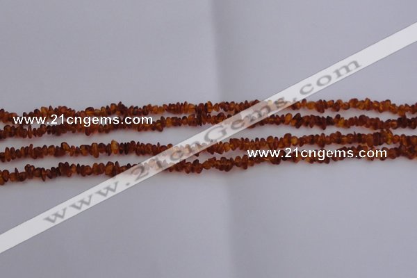 CAR201 24 inches 3*6mm natural amber chips beads wholesale