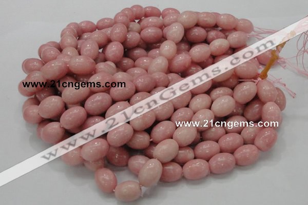 CAS11 15.5 inches 13*18mm rice pink angel skin gemstone beads