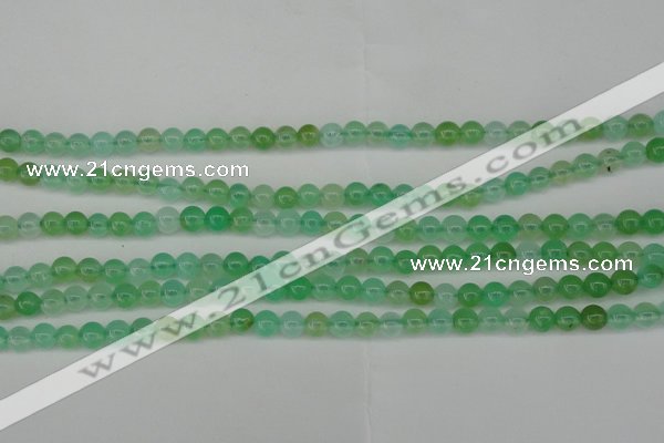 CAU360 15.5 inches 4mm round Australia chrysoprase beads