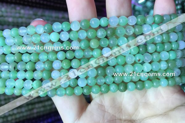 CAU365 15.5 inches 5mm round Australia chrysoprase beads