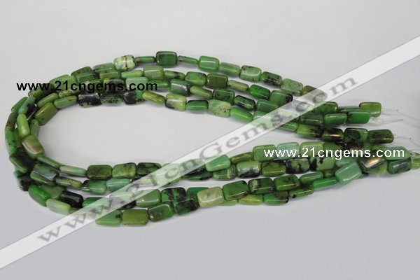 CAU52 15.5 inches 8*12mm rectangle Australia chrysoprase beads wholesale