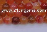 CBC411 15.5 inches 6mm AA grade round orange chalcedony beads