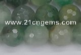 CBC704 15.5 inches 12mm faceted round African green chalcedony beads