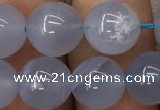 CBC721 15.5 inches 10mm round blue chalcedony gemstone beads